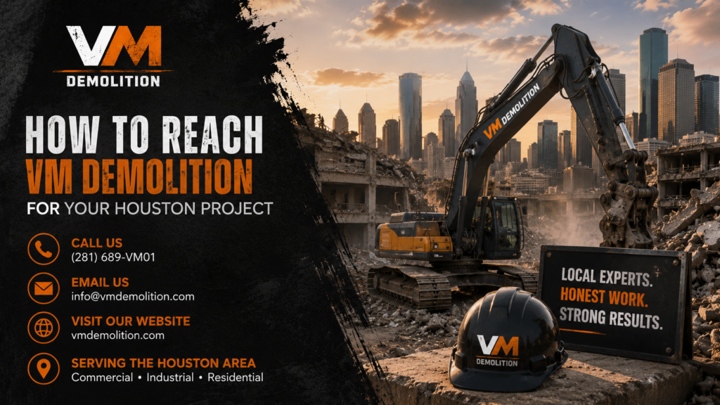 How to Reach VM Demolition for Your Houston Project